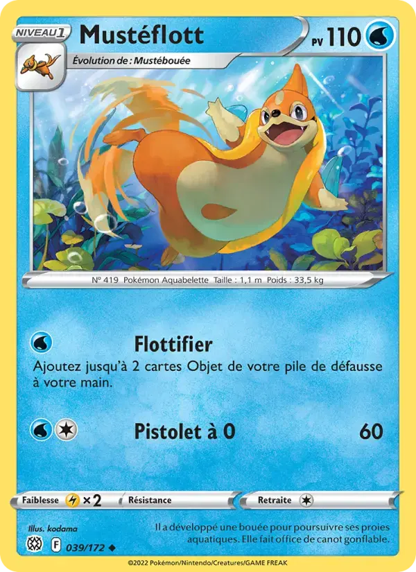 Carte Pokémon Mustéflott #039 — Stars Étincelantes