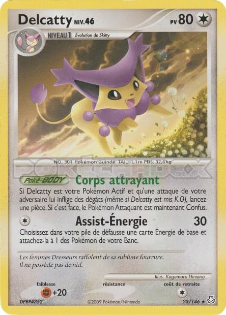 Carte Pokémon Delcatty #23 — Éveil des Légendes