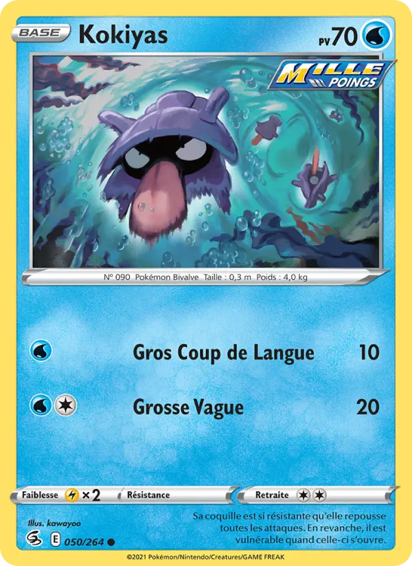 Carte Pokémon Kokiyas #50 — Poing de Fusion