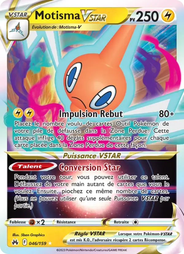 Carte Pokémon Motisma VSTAR #046 — Zénith Suprême
