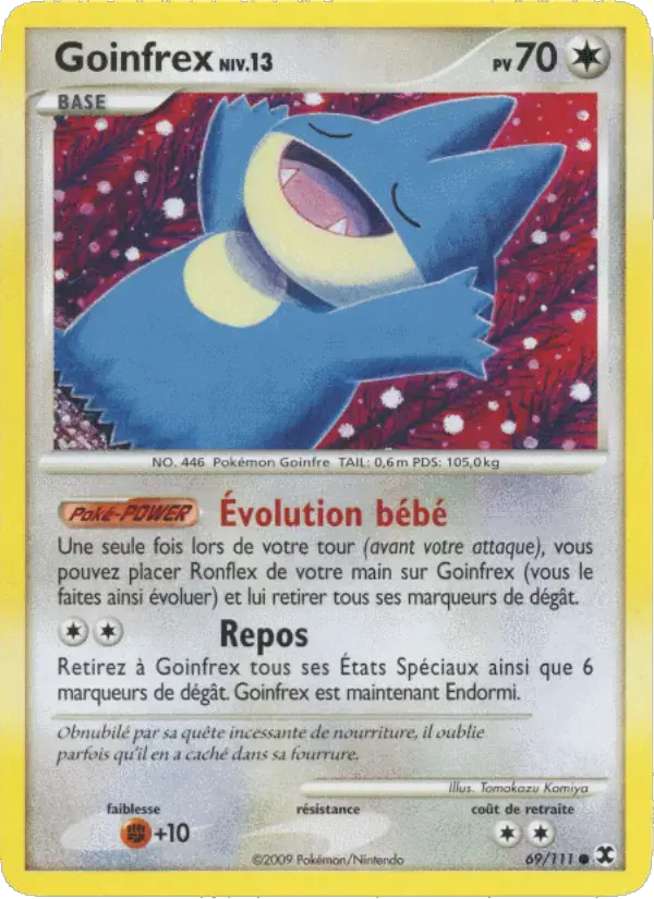 Carte Pokémon Goinfrex Niv. 13 #69 — Rivaux Émergeants