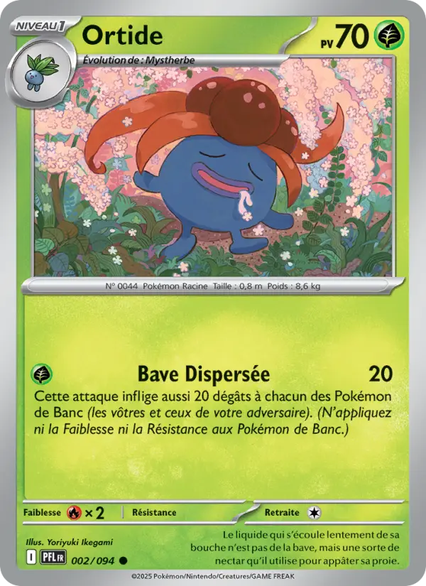 Carte Pokémon Ortide #002 — Flammes Fantasmagoriques