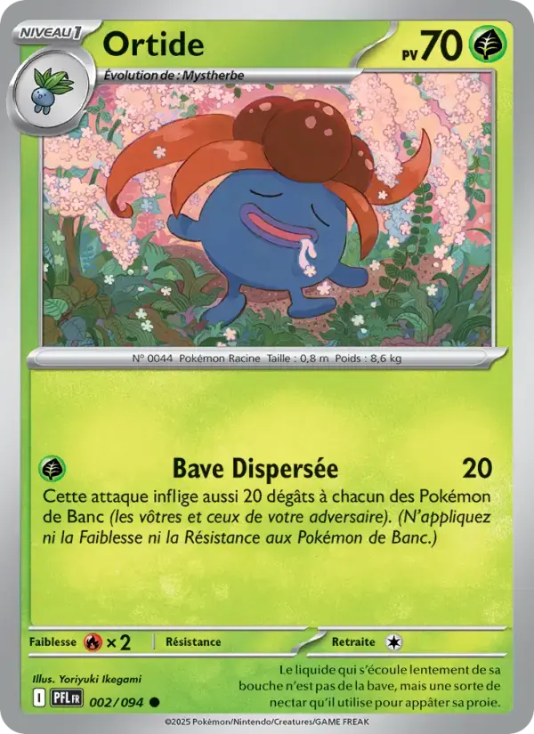 Carte Pokémon Ortide #002 — Flammes Fantasmagoriques