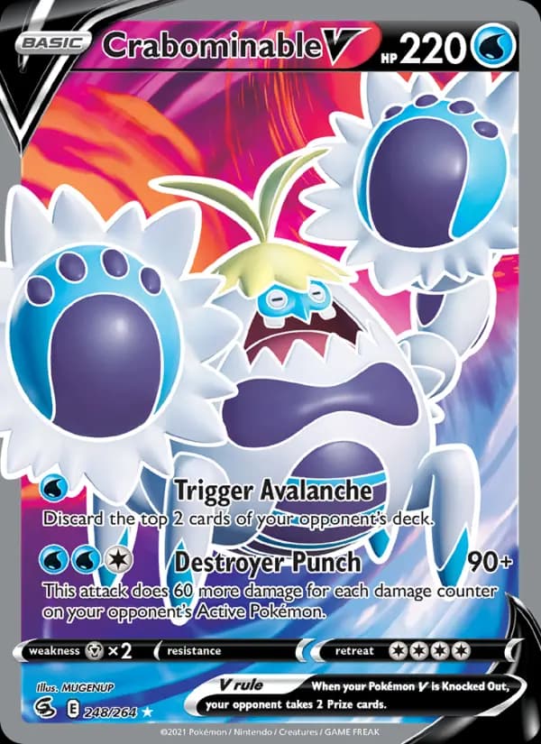 Crabominable V #248 — Fusion Strike