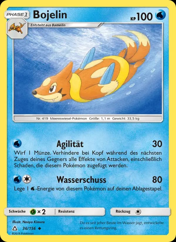Carte Pokémon Mustéflott #36 — Ultra-Prisme