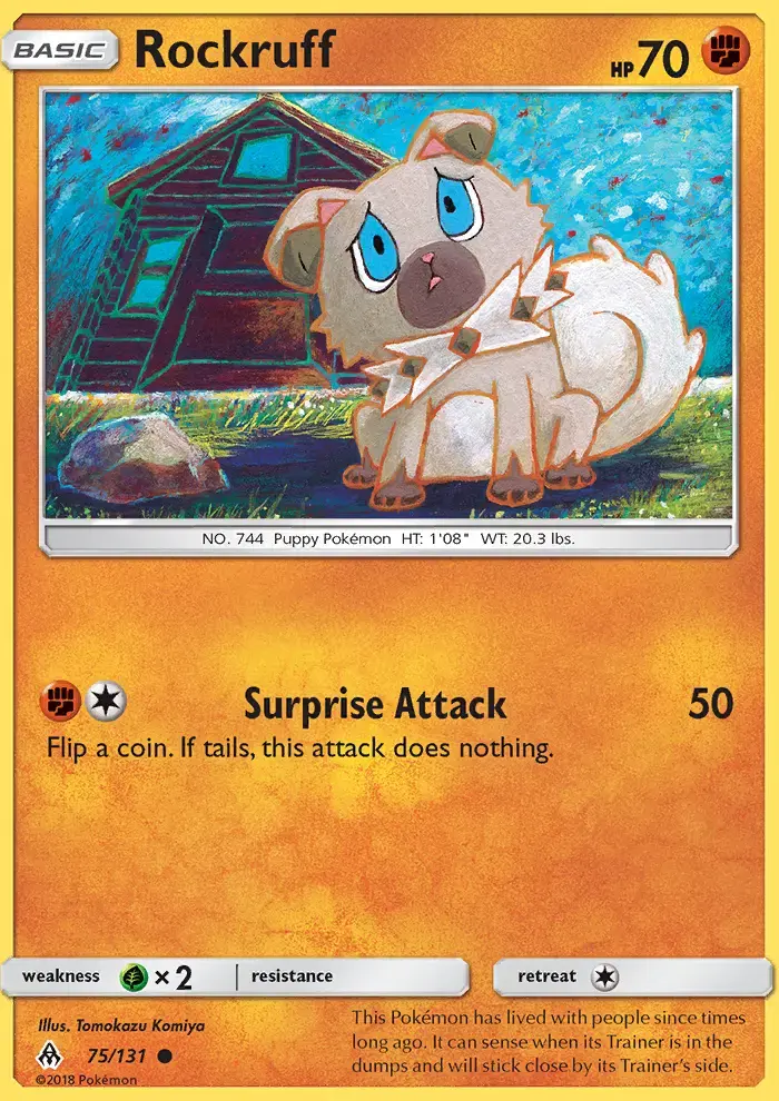 Rockruff #75 — Forbidden Light