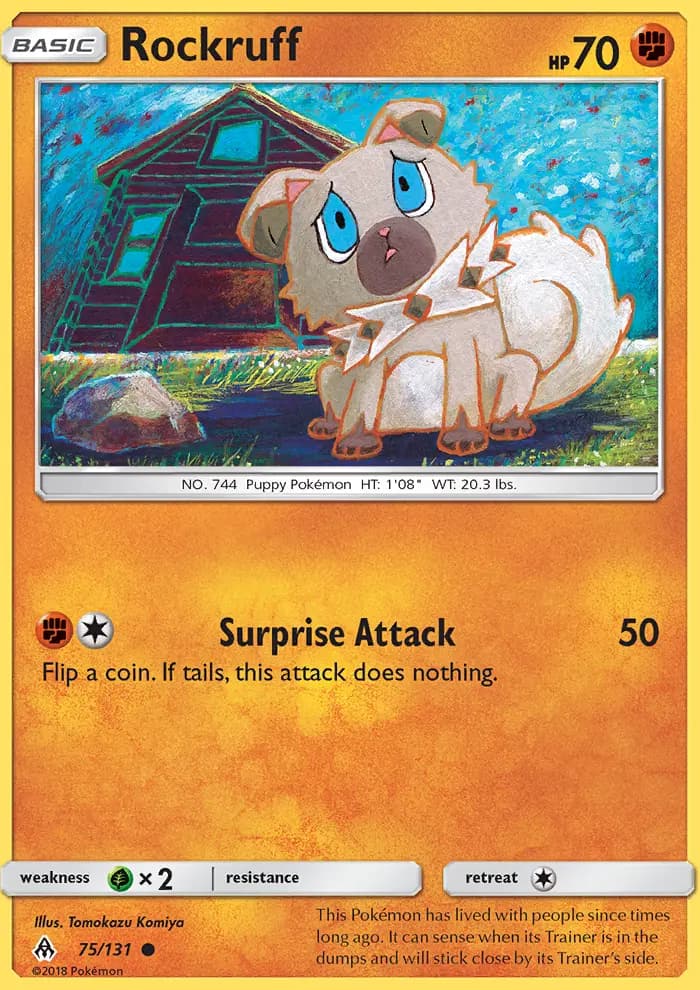 Rockruff #75 — Forbidden Light