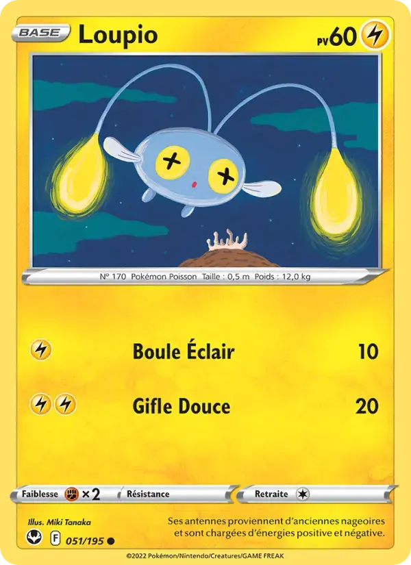 Carte Pokémon Loupio #051 — Tempête Argentée