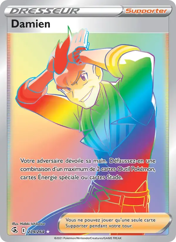 Carte Pokémon Damien #279 — Poing de Fusion