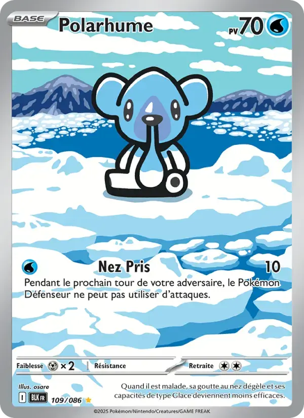 Carte Pokémon Polarhume #109 — Foudre Noire