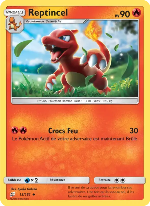 Carte Pokémon Reptincel #13 — Duo de Choc
