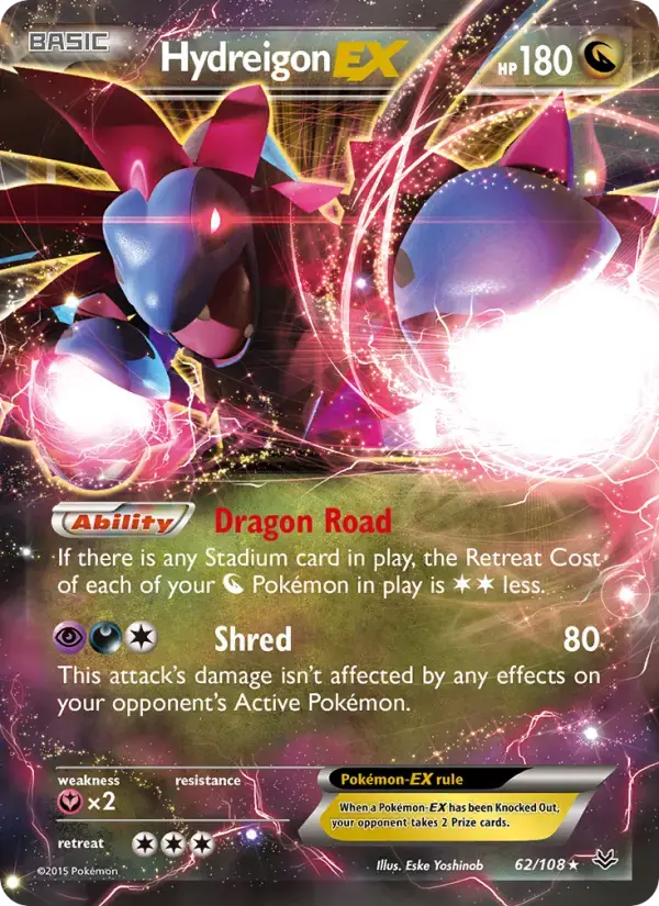 Hydreigon EX #62 — Roaring Skies