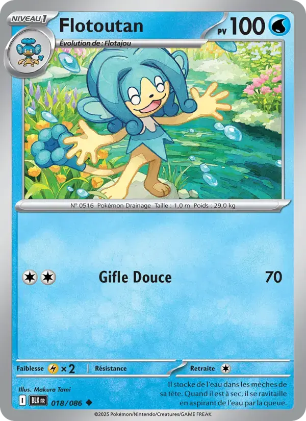 Carte Pokémon Flotoutan #018 — Foudre Noire