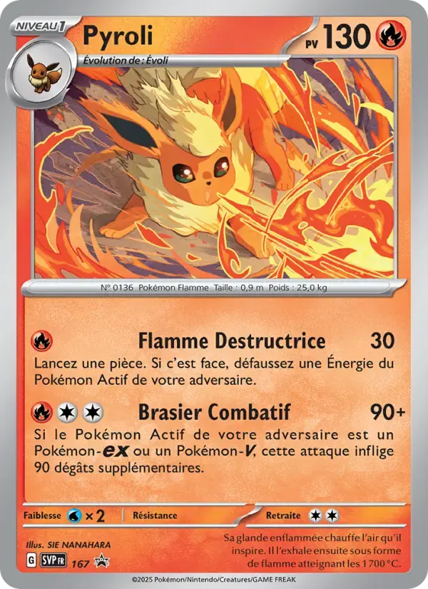 Carte Pokémon Pyroli #167 — Promos Écarlate et Violet