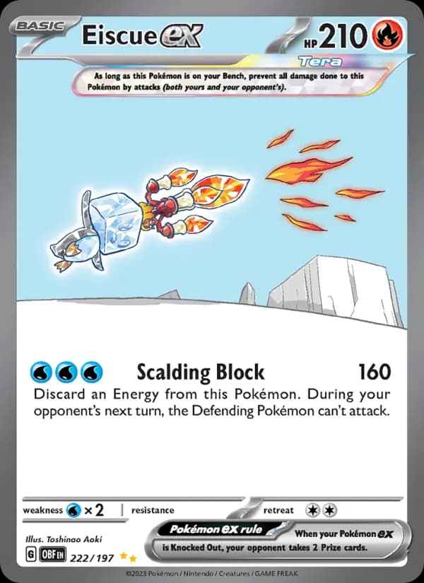 Eiscue ex #222 — Obsidian Flames