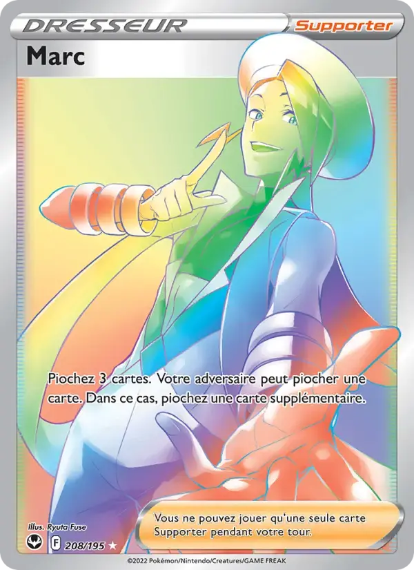 Carte Pokémon Marc #208 — Tempête Argentée