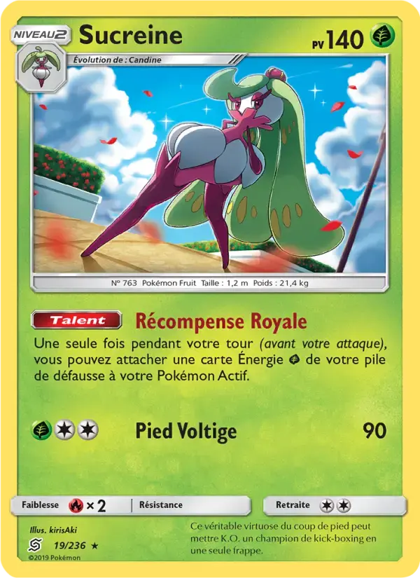 Carte Pokémon Sucreine #19 — Harmonie des Esprits
