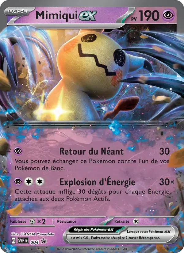 Carte Pokémon Mimiqui-ex #004 — Promos Écarlate et Violet