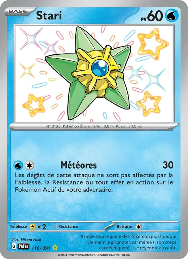 Carte Pokémon Stari #118 — Destinées de Paldea