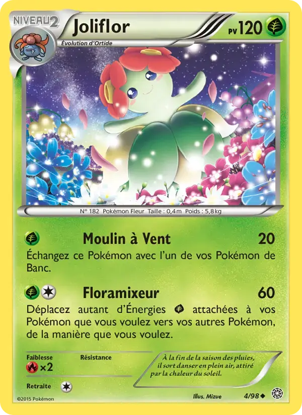 Carte Pokémon Joliflor #4 — Origines Antiques