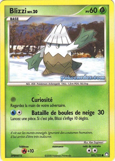 Carte Pokémon Blizzi #101 — Trésors Mystérieux