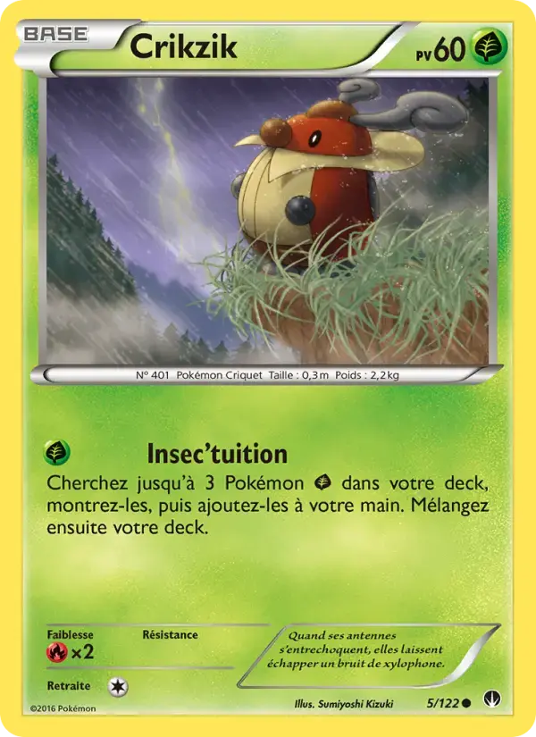 Carte Pokémon Crikzik #5 — Rupture Turbo