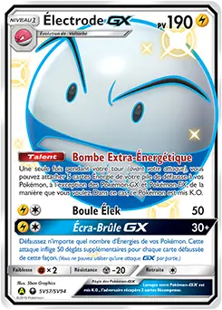 Carte Pokémon Électrode-GX #SV57 — Destinées Occultes