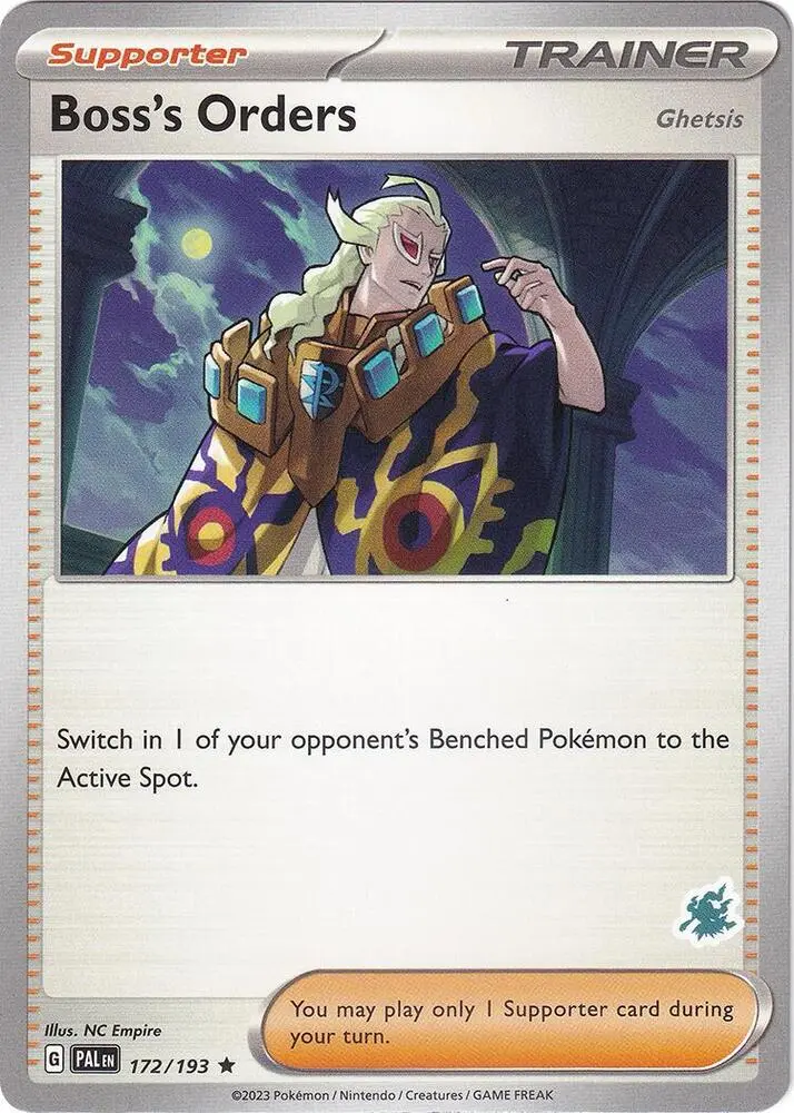 Carte Pokémon Boss's Orders #Darkrai 172 — Académie de Combat 2024