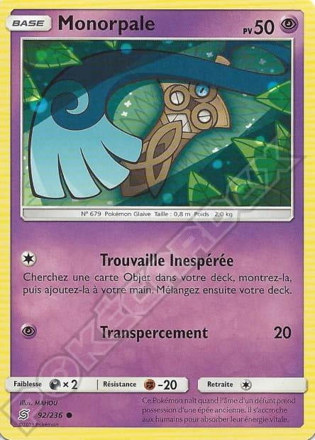 Carte Pokémon Monorpale #92 — Harmonie des Esprits
