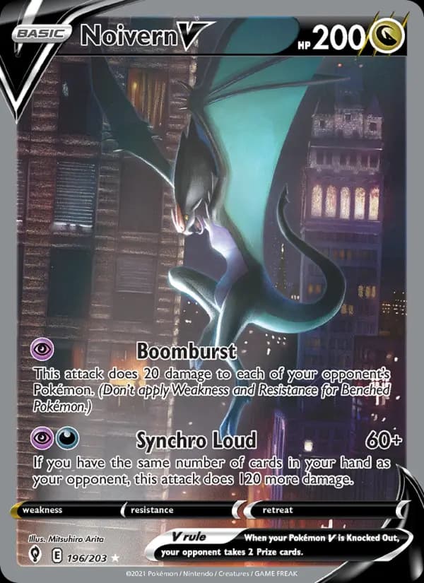 Noivern V #196 — Evolving Skies