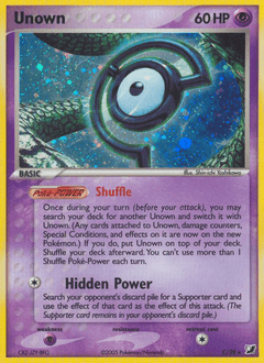 Unown (Z) #C — Unseen Forces