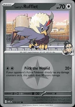 Larry's Rufflet #173 Non Holo — Ascended Heroes