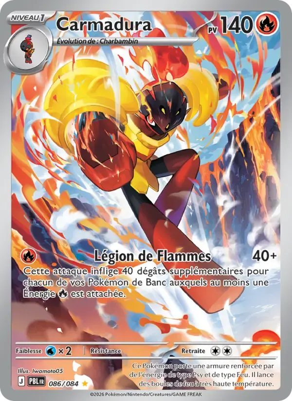 Carte Pokémon Carmadura #086 — Nuit Noire