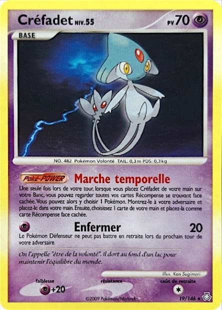 Carte Pokémon Créfadet #19 — Éveil des Légendes