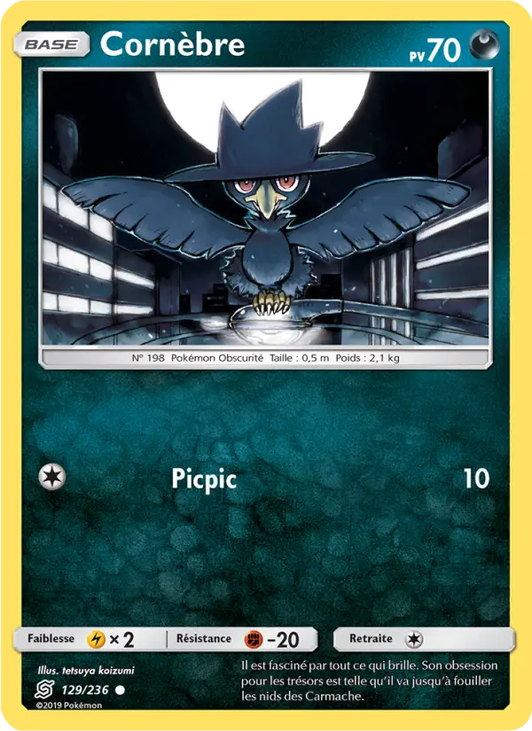 Carte Pokémon Cornèbre #129 — Harmonie des Esprits
