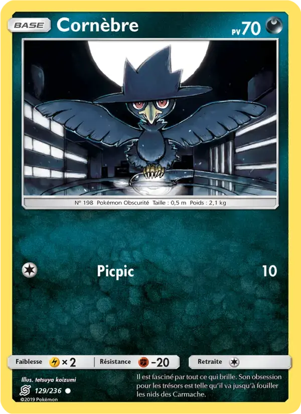 Carte Pokémon Cornèbre #129 — Harmonie des Esprits