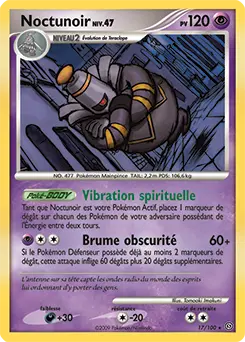 Carte Pokémon Noctunoir #17 — Tempête