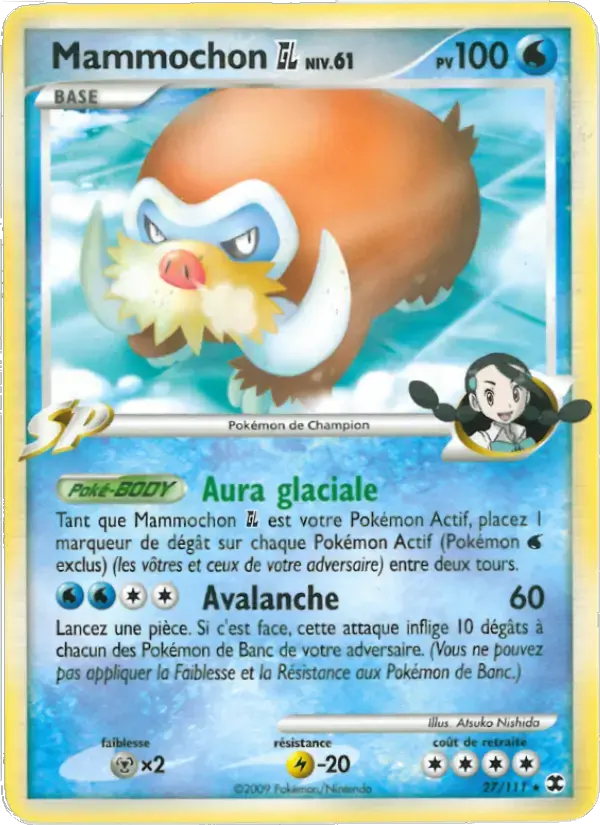 Carte Pokémon Mammochon  Niv. 61 #27 — Rivaux Émergeants