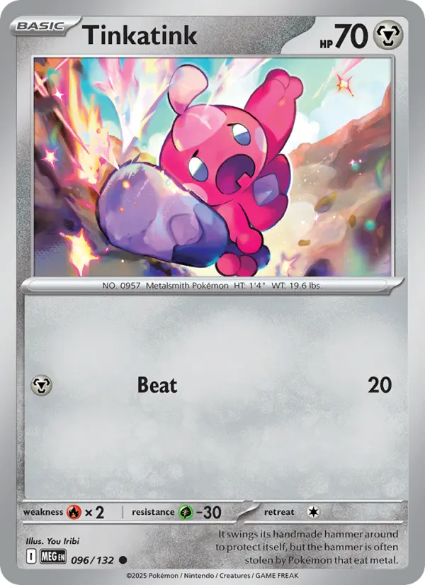 Carte Pokémon Forgerette #096 — Méga-Évolution