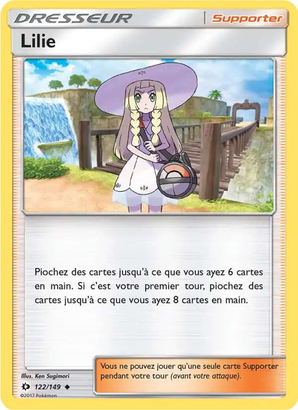 Carte Pokémon Lilie #122 — Soleil et Lune
