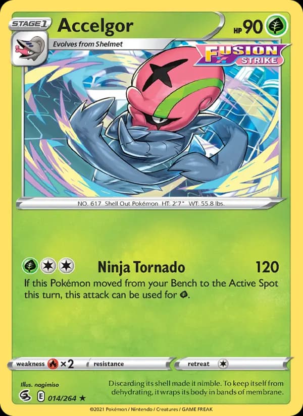 Accelgor #14 — Fusion Strike