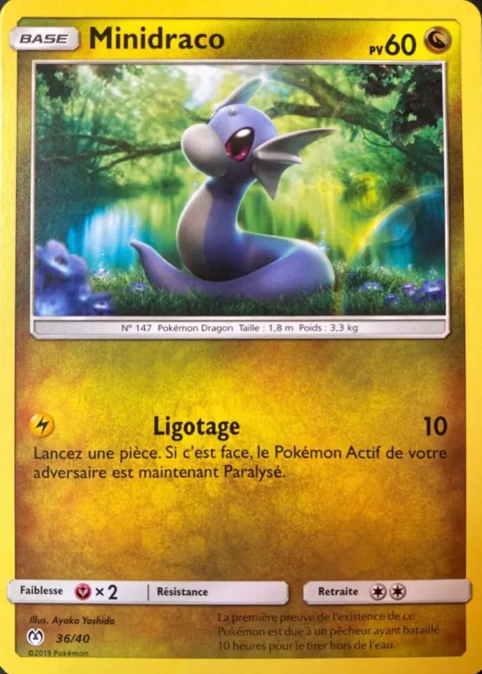 Carte Pokémon Minidraco #36 — 2019 Promo McDonald's