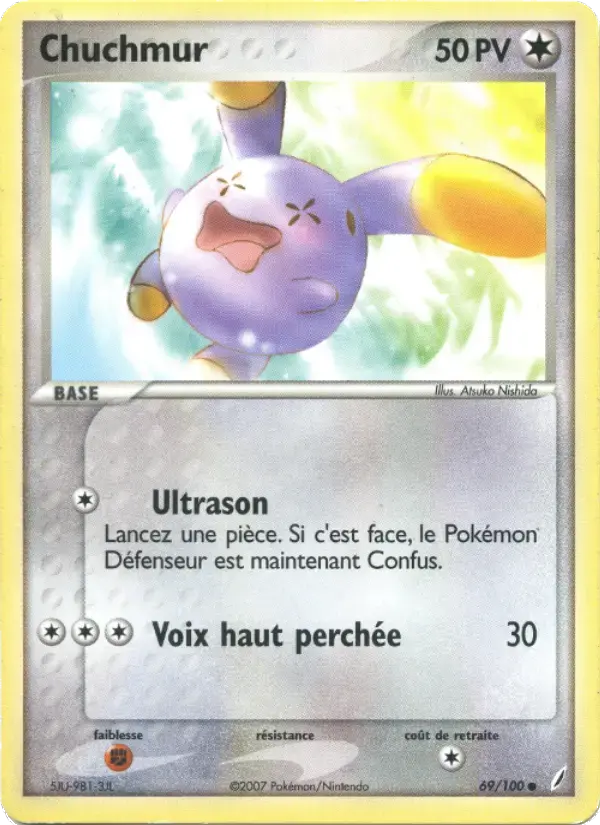 Carte Pokémon Chuchmur #69 — Gardiens de Cristal