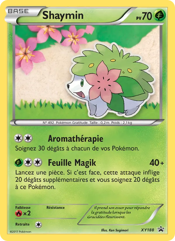 Carte Pokémon Shaymin #XY188 — Promos X&Y