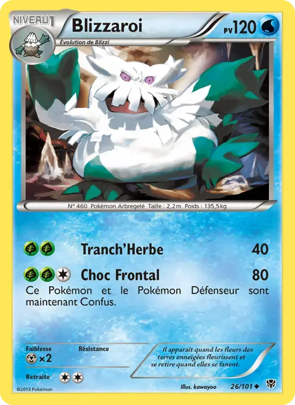 Carte Pokémon Blizzaroi #26 — Explosion Plasma