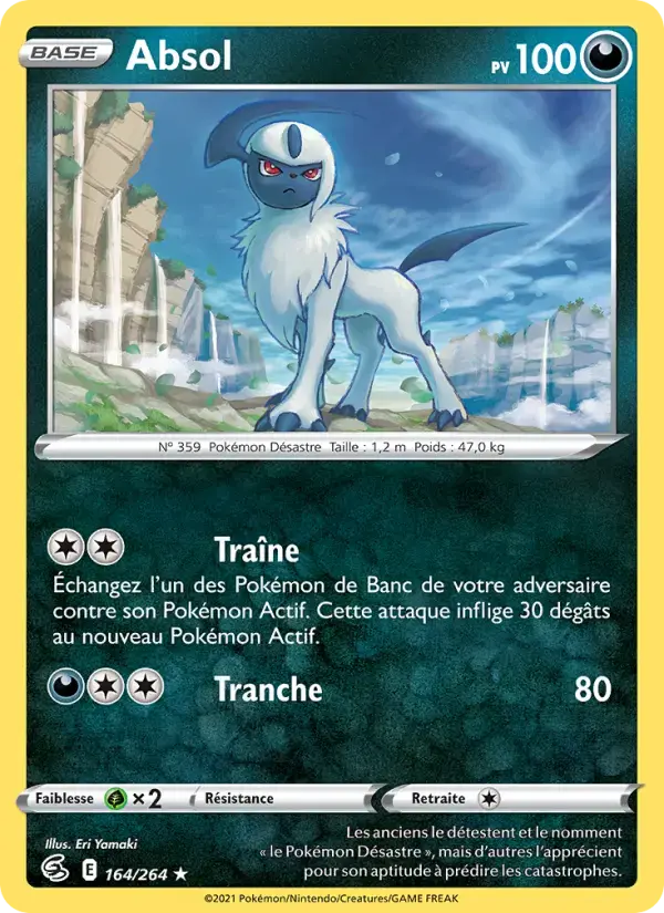 Carte Pokémon Absol #164 — Poing de Fusion
