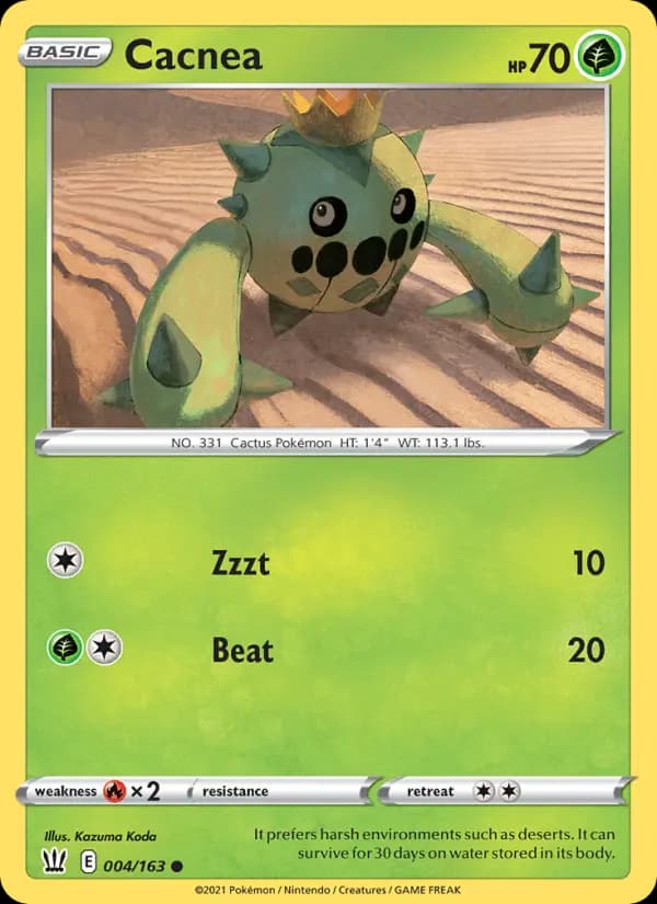 Cacnea #4 — Battle Styles