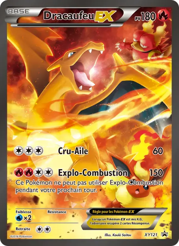 Carte Pokémon Dracaufeu EX #XY121 — Promos X&Y