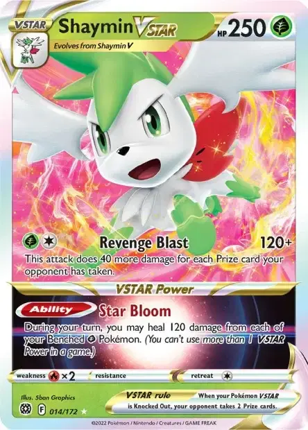 Carte Pokémon Shaymin-VSTAR #14/172 — Jumbo