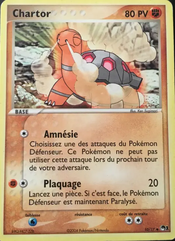 Carte Pokémon Chartor #10 — POP 1